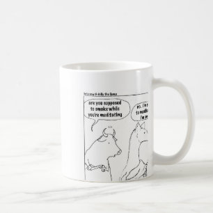 helig ko & docka llamaen kaffemugg