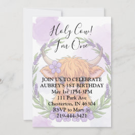 Helig ko jag är en inbjudningar