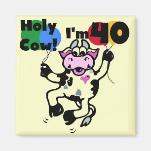 Helig ko mig förmiddag 40 Tshirts och gåvor Magnet
