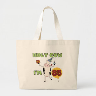 Helig ko mig förmiddag 85 födelsedagTshirts och Jumbo Tygkasse
