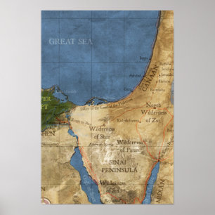 Helig landkarta poster