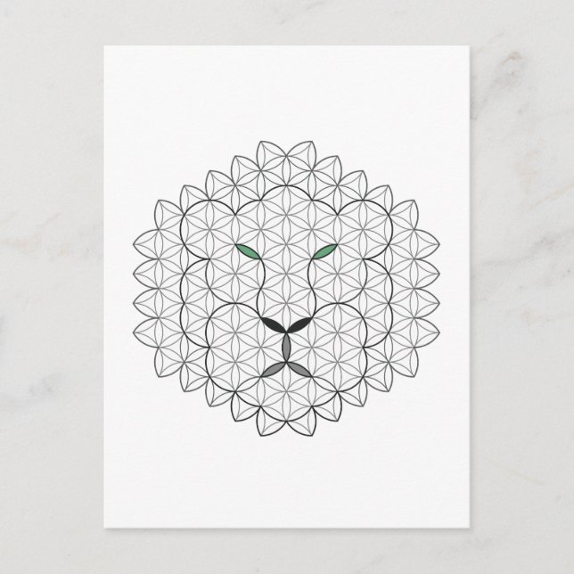 Helig Lejon, B051/BW. Vykort (Framsida)