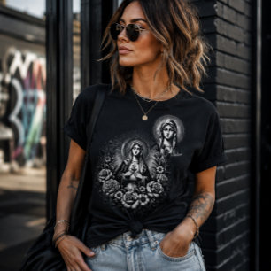 Helig Maria Katolsk Kristna Katolska Tro Gåva T Shirt