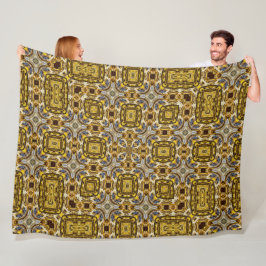 Helig Mayan Guld Topaz Mönster Quilt Fleecefilt