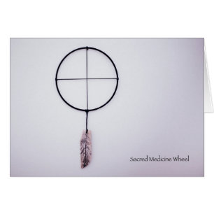 Helig Medicine Wheel Hälsningskort