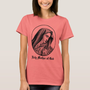 Helig mor av gudanpassningsbarT-tröja T Shirt