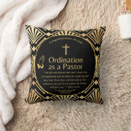 Helig Newly Ordached Pastor Bible Verse Anpassning Kudde