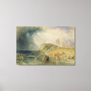 Helig ö, Northumberland, c.1820 (olja på kanfas Canvastryck