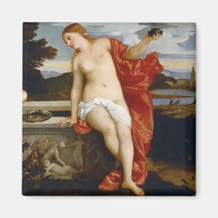Helig och Profane Kärlek, Tiziano Vecelli, 1515 Magnet