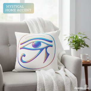 Helig Öga i Horus Mystical Modern Art Kudde