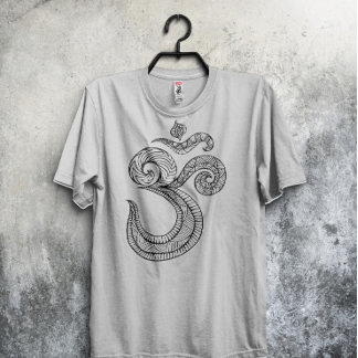 Helig Om T-shirt Hindu Om symbol T-shirt Aum