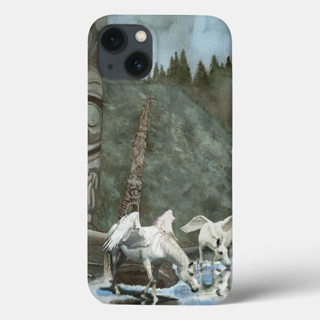 Helig Pegasi Drinking från Fantasy Art (Baksida)