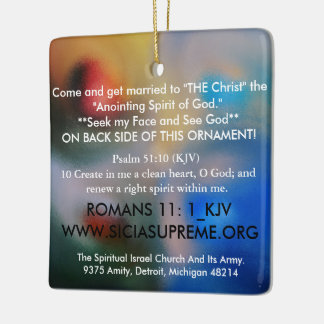 HELIG PRYDNAD - SOM ÄR VÄLSIGNAD OCH SOM ÄR JULGRANSPRYDNAD KERAMIK