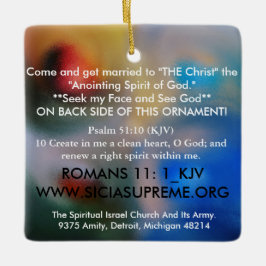 HELIG PRYDNAD - SOM ÄR VÄLSIGNAD OCH SOM ÄR JULGRANSPRYDNAD KERAMIK