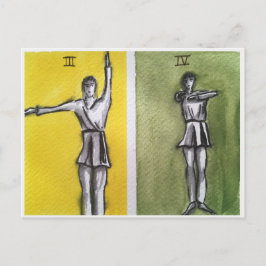 HELIG RHYTHMIC III ,IV DANS RÖRELSER POSTKORT VYKORT