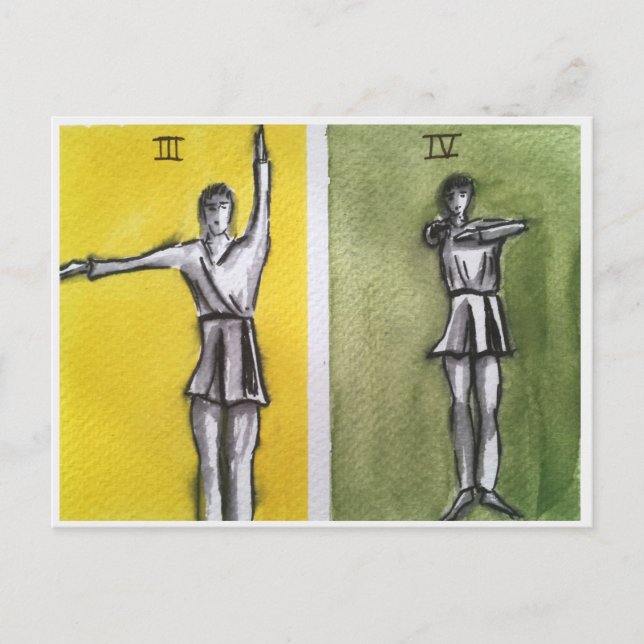 HELIG RHYTHMIC III ,IV DANS RÖRELSER POSTKORT VYKORT (Framsida)