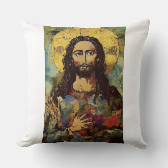 Helig Ringar Basketball Art Pillow Kudde (Framsida)
