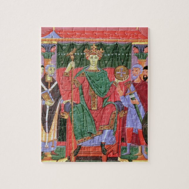 Helig romersk kejsare Otto för Ms Cim.4453 f.42r Pussel (Vertikal)