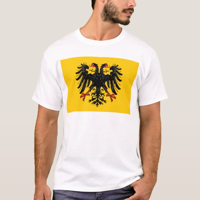 Helig romersk väldeflagga t shirt (Framsida)
