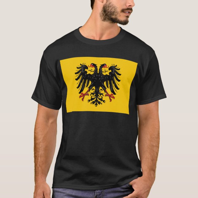 Helig romersk väldeflagga t shirt (Framsida)