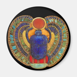 Helig Scarab från antikens Egypten Magnet