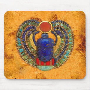 Helig Scarab från antikens Egypten Musmatta