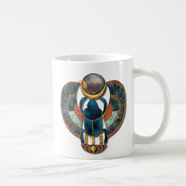 Helig Scarab från Kung Tut Kaffemugg (Höger)