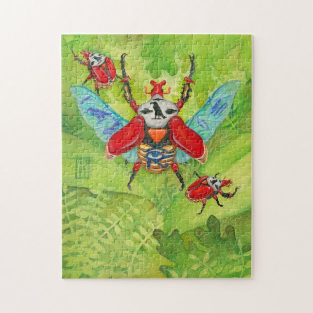 Helig Scarabs Pussel (Vertikal)