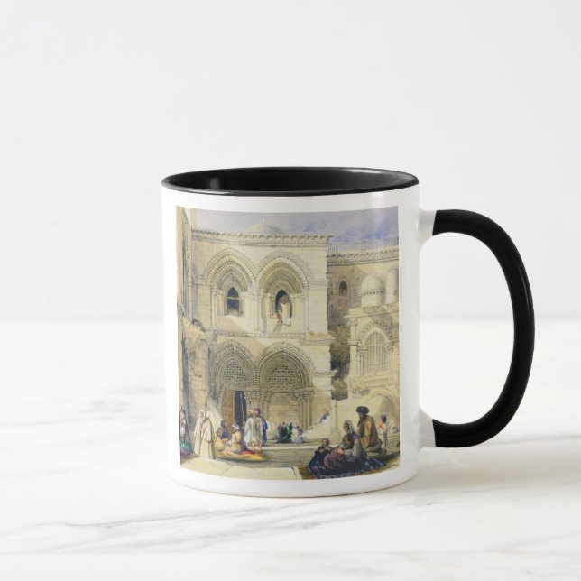 Helig Sepulchre, i Jerusalem (färglithoen) Mugg (Höger)