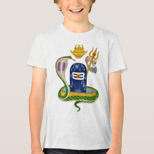 Helig Shivlingam – Gudomlig Mahadev Andlig T-Shirt
