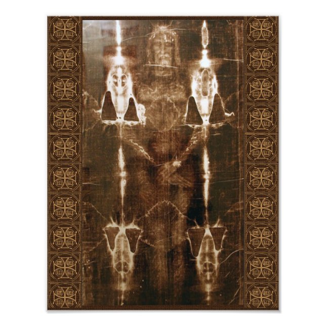 HELIG SHROUD OF TURIN FOTOTRYCK (Framsidan)
