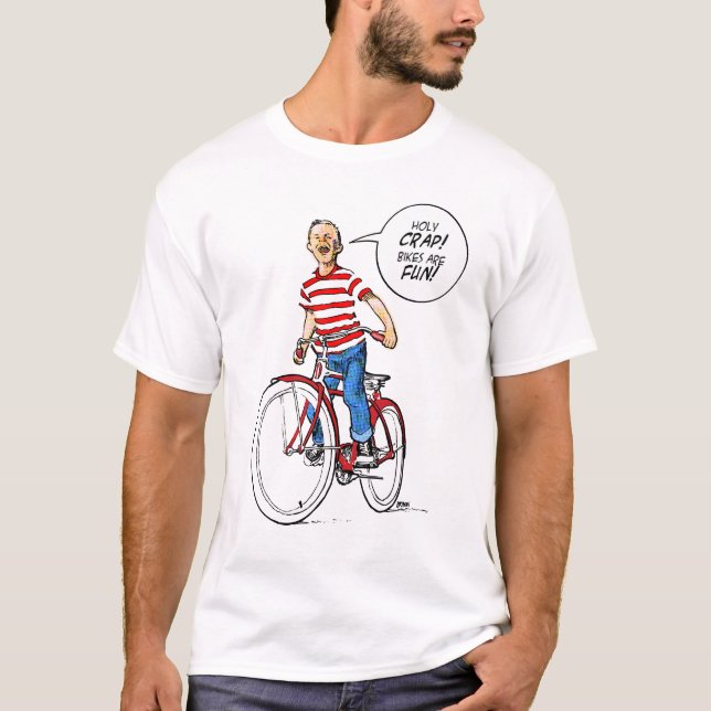 Helig skit!  Cyklar är roliga! Tröja (Framsida)