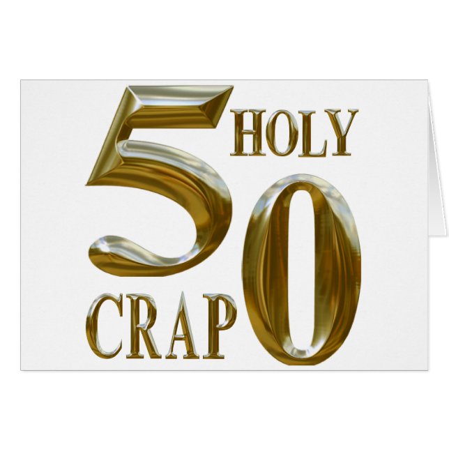 Helig skit hälsningskort (Framsidan Horizontal)