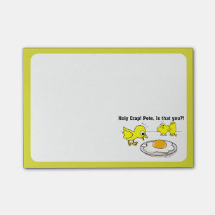 Helig skit! Pete är att dig? Post-it Block