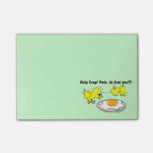 Helig skit! Pete är att dig? Post-it Block