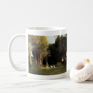 Helig-skogen av Arnold Bocklin, Vintage Art Kaffemugg
