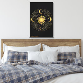 Helig Solis Mandala Finkonst Canvas