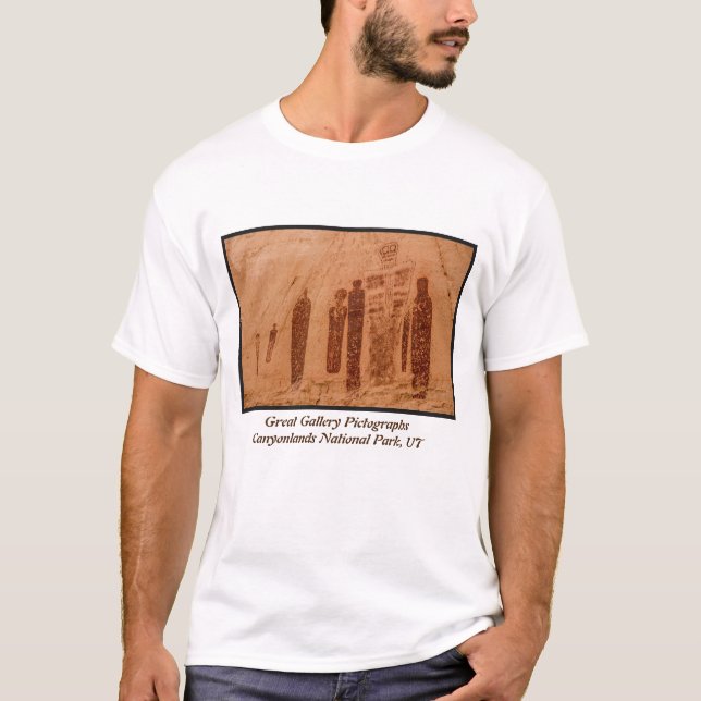 Helig spökePictograph av hästskokanjonen T Shirt (Framsida)