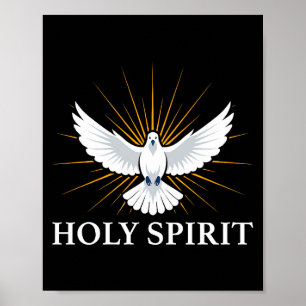 Helig Srit Duva Sritual Symbol Kristet Bibel Tro Poster