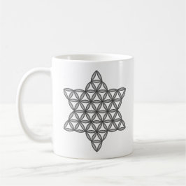 Helig Star - Lifes stjärna, 02/3D/Black. Kaffemugg