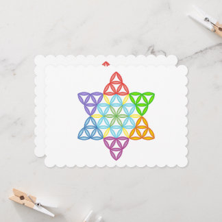 Helig Star - Star of Life, 02/3D-CF. Inbjudningar