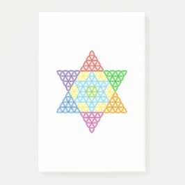 Helig Star - Star of Life, 04/3D-CF. Post-it Block