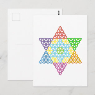 Helig Star - Star of Life, 04/3D-CF. Vykort