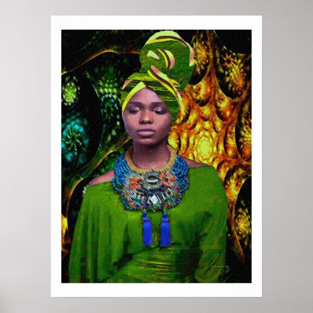 Helig Stillness: Meditating in Ancestral Light Poster (Framsidan)