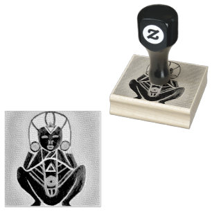 Helig Taíno Atabey Stämpel