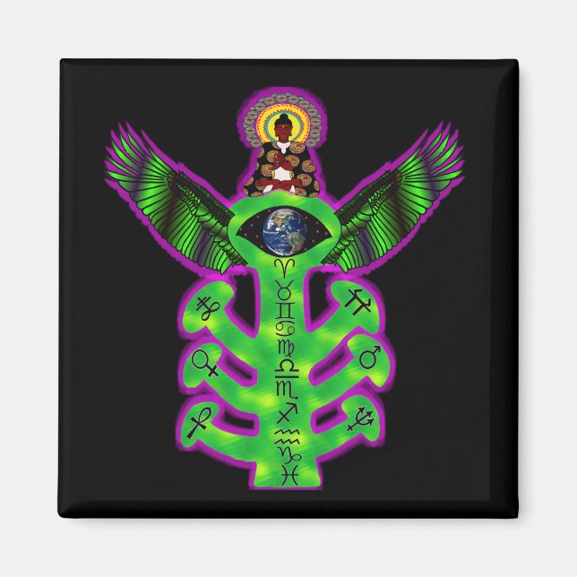 Helig Träd of Knowledge Magnet (Framsidan)