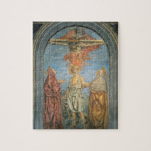 Helig Trinity med St Jerome (frescoen) Pussel