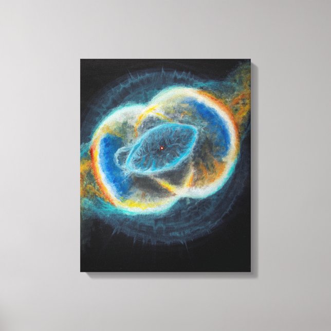 Helig Union Vesica Piscis Nebulae Canvastryck (Framsida)