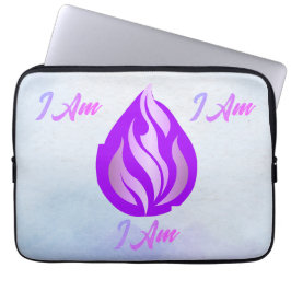 Helig Violett Flamma - Jag Är Laptop Fodral