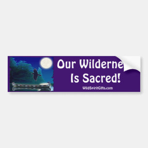 HELIG WILDERNESS Bumper Sticker Bildekal